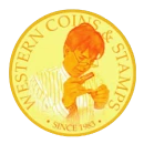 Western Coins & Stamps logo